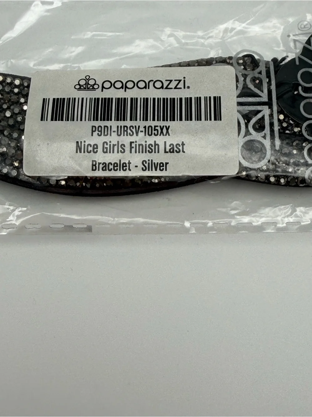 NWT paparazzi Nice Girls Finish Last Braided Bling Edgy Boho Leather Snap Cuff